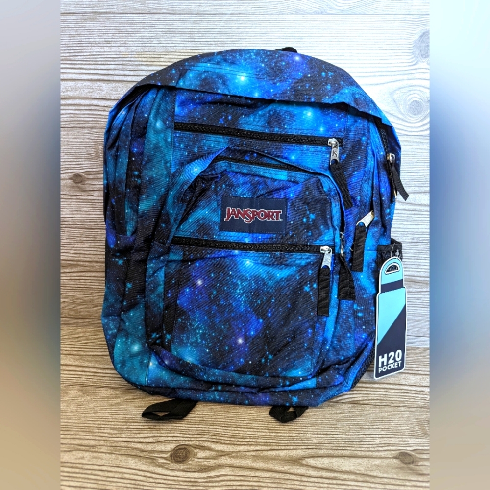 NWT JanSport Big Student Cyberspace Galaxy Backpack
